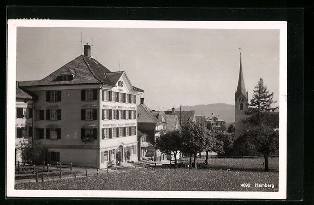 Ansichtskarten: AK Hemberg, Hotel und Kirche – Gebraucht aus Berlin von bartko-reher