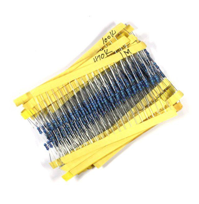 Componenti elettronici: Widerstände Sortiment 1/4W 1% 20x30Stk – Nuovo e nell'imballaggio originale da Illnau venduto da diy-shop