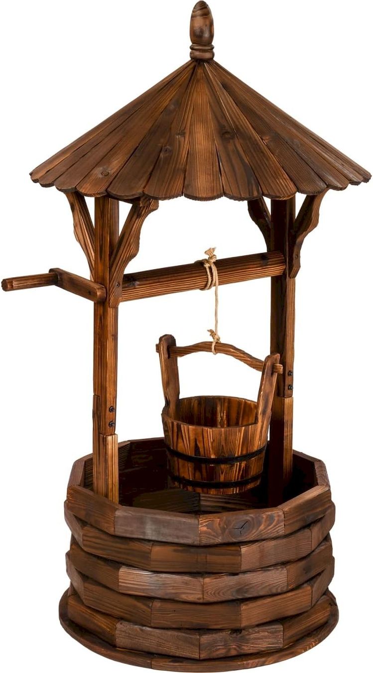 Etangs & Fontaines déco.: STILISTA Holzbrunnen mit Dach – Neuf avec emballage d'origine à Bottighofen par zaap