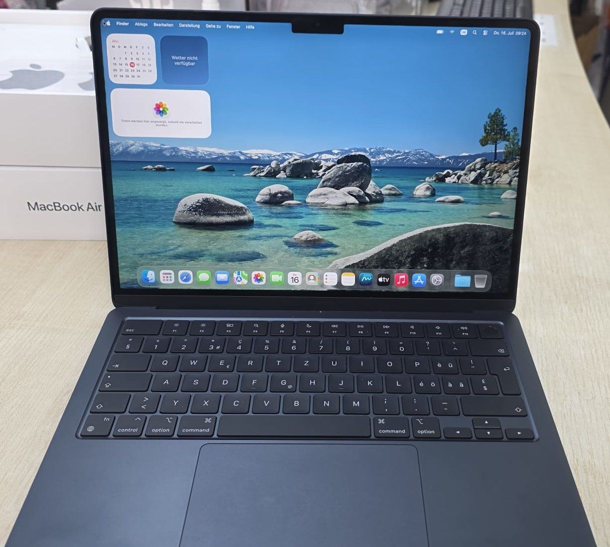 MacBook Air 13" M3 2024, 16GB RAM, 1TB SSD neuwertig (Neu (gemäss
