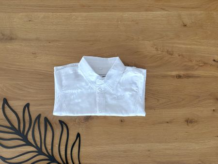 Baby weisses Hemd Langarm Gr.68