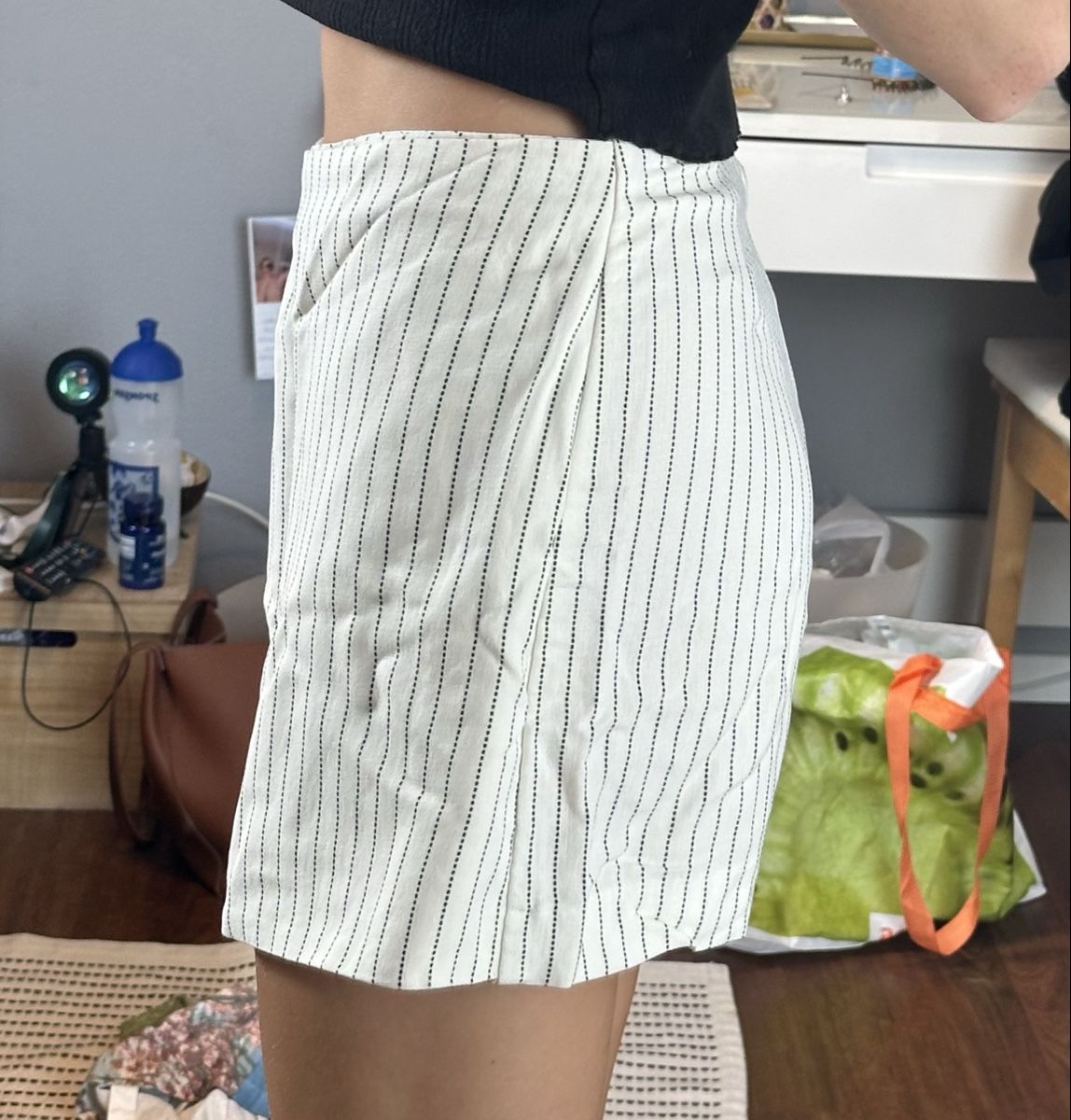 H&M Pantaloni: H&M Skort gestreift weiss schwarz  – Usato da Grafstal venduto da jes_t6s7 3