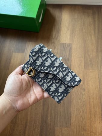 Dior saddle zipped cardholder/wallet