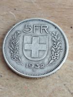 pièce de 5 francs suisses 1932
