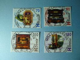 1996 Sondermarken Musikdosen 901-904 ET Orts-Vollstempel