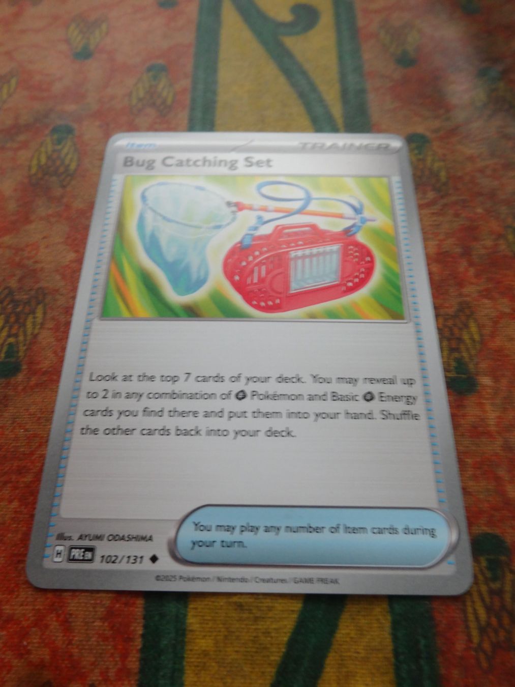 Pokémon Carte collezionabili: POKEMON  Bug catching set  H  PRE EN  102/131  TRAINER  2025 – Usato da Romanel-sur-Lausanne venduto da Swift13