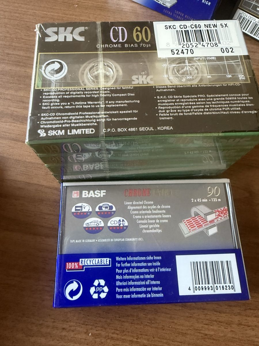 Musicassette: 16x Chrome Cassettes Pack - BASF Chrome Extra & SKC Super Ch – Nuovo (secondo la descrizione) da Zürich venduto da Mai.rast 2