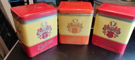 Wunderschönes altes Blechsdose Trio valora