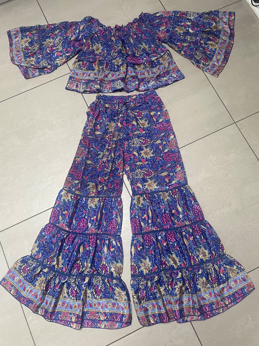 Vestiti: Boho Hippie Bluse und Hose – Nuovo (secondo la descrizione) da Sigriswil venduto da ck56