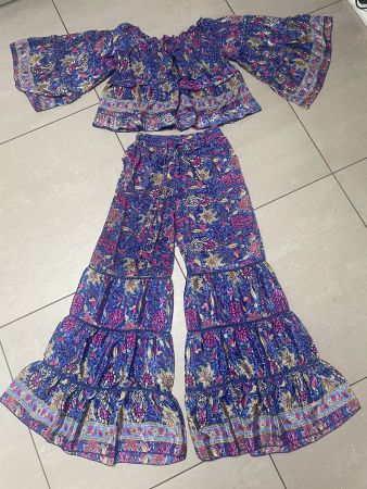 Boho Hippie Bluse und Hose