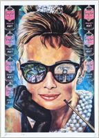 Death NYC Ltd Ed Pop Art Druck " Warhol Audrey Hepburn