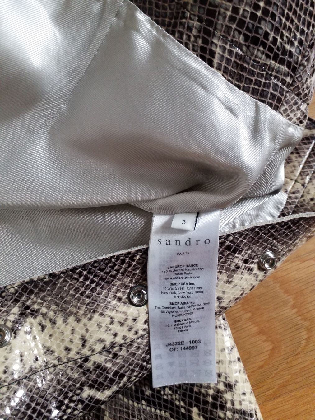 Sandro Gonne: SANDRO leather skirt – Usato da Luzern venduto da _Lobster_ 7