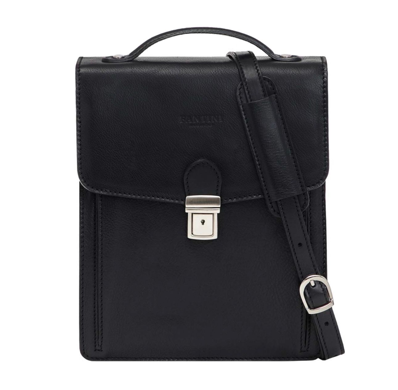 Borse: Schultertasche Herren Leder Tuscany - Schwarz – Nuovo e nell'imballaggio originale da Wittenbach venduto da bes_k8vr