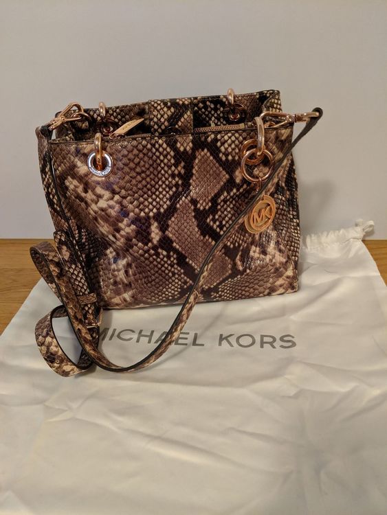 michael kors schlangenmuster tasche