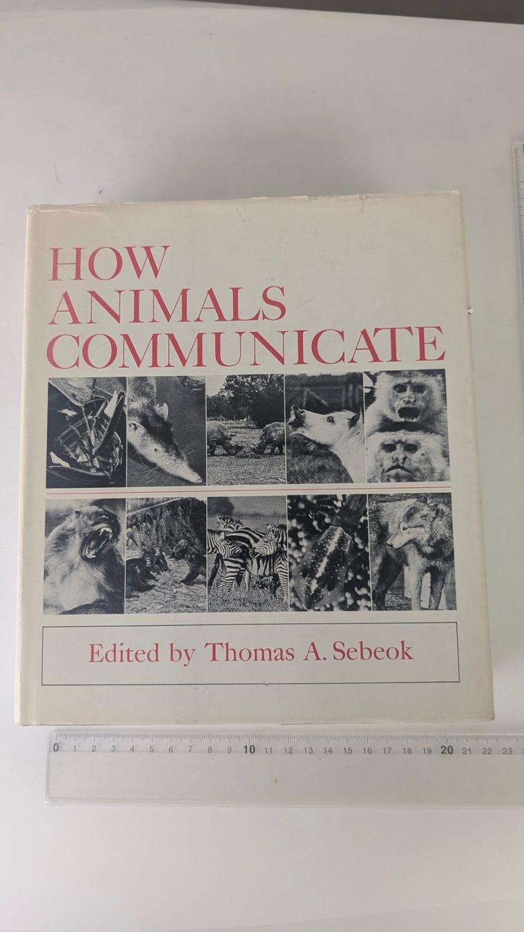 Bücher: How Animals Communicate, 1977 Thomas A. Sebeok – Gebraucht aus Zürich von 1.Simon