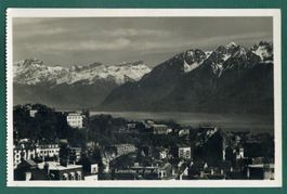 Lausanne et les Alpes, ungelaufen, ca. 1935