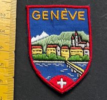 Genève Wappen / Aufnäher, Vintage