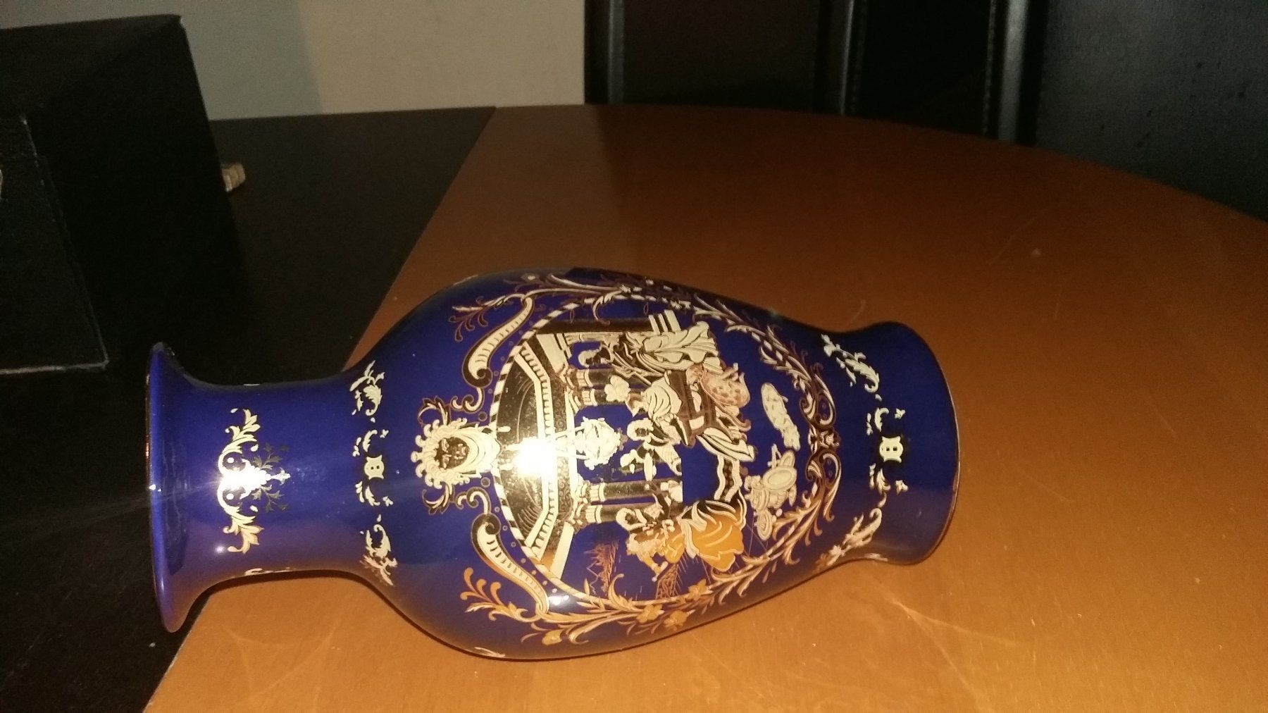 Vasen & Gefässe: T.Limoges golden Cobalt Vase – Gebraucht aus Bern von Imamrashed 7