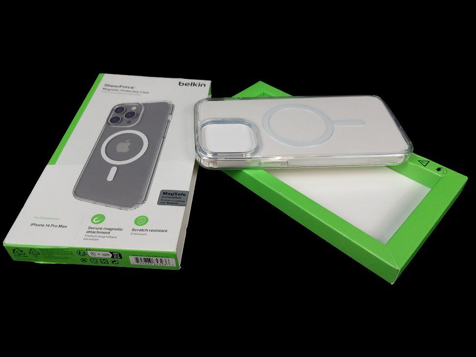 Belkin Cover & Protezioni schermo: BELKIN SheerForce iPhone 14 Pro Max Handyhülle – Nuovo (secondo la descrizione) da Hünenberg venduto da Restwert_Zug