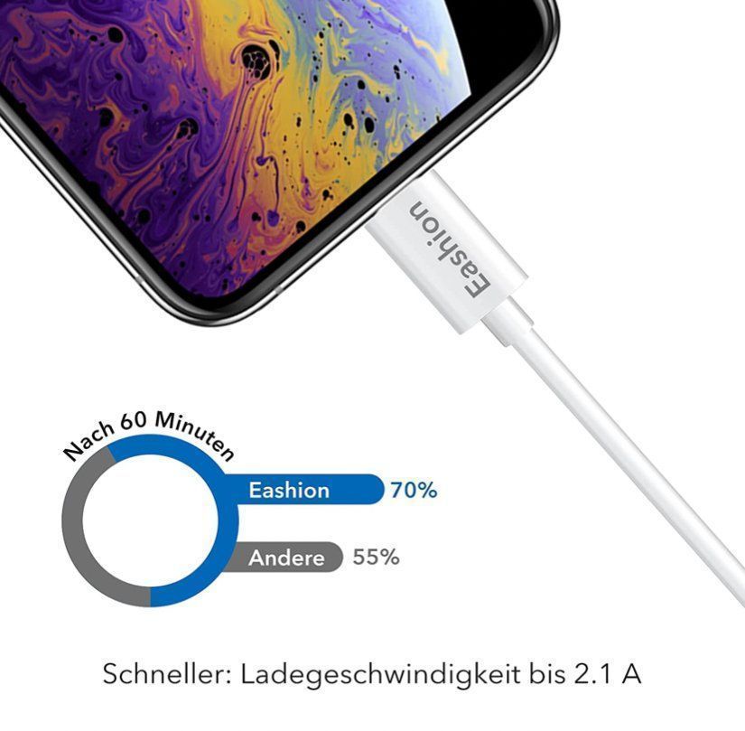 Câbles: 5 iPhone Ladekabel Lightning Kabel – Neuf avec emballage d'origine à Bülach par StoreInShop.com 1