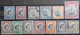 Grenada British Kat. 163-175 gest. 1953