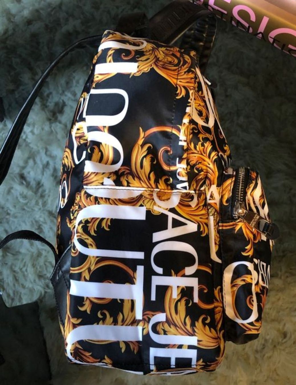 Versace Zaini: Versace Jeans Couture Rucksack Multicolor - Designer luxury – Usato da St. Gallen venduto da Arctic_Dweller 2