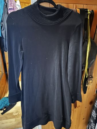 Esprit Strickkleid, Grösse M, Schwarz, Winterkleid ❄️