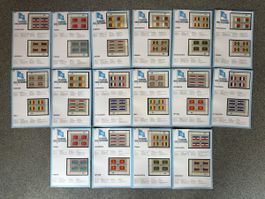 Nations Unies - 16x Flaggen auf Sammelblätter o und **
