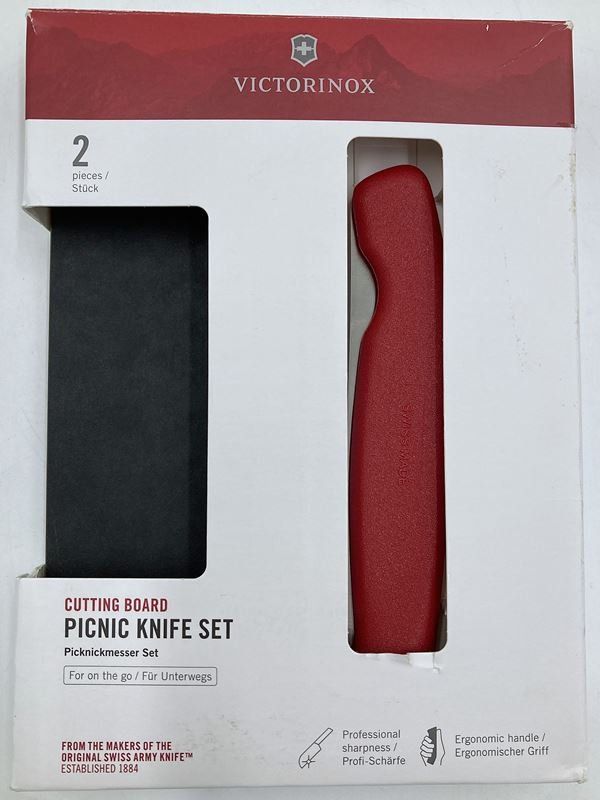 Victorinox Accessori: VICTORINOX | Picknick Messer Set | Rot – Nuovo (secondo la descrizione) da Wittenbach venduto da Restwert_St-Gallen 3