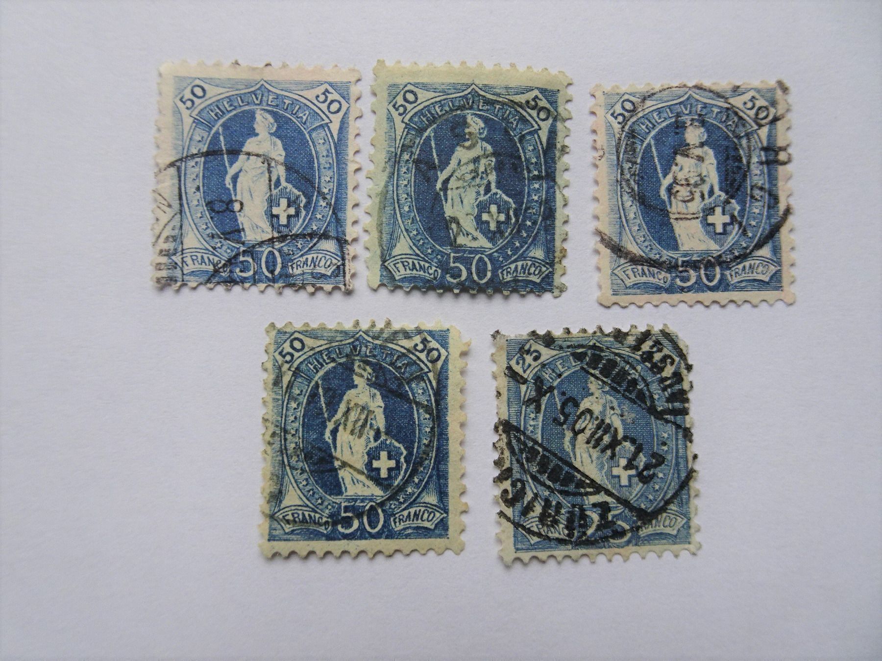 Alle Briefmarken: Vollstempel – Gebraucht aus Aadorf von Chnorli-Furz