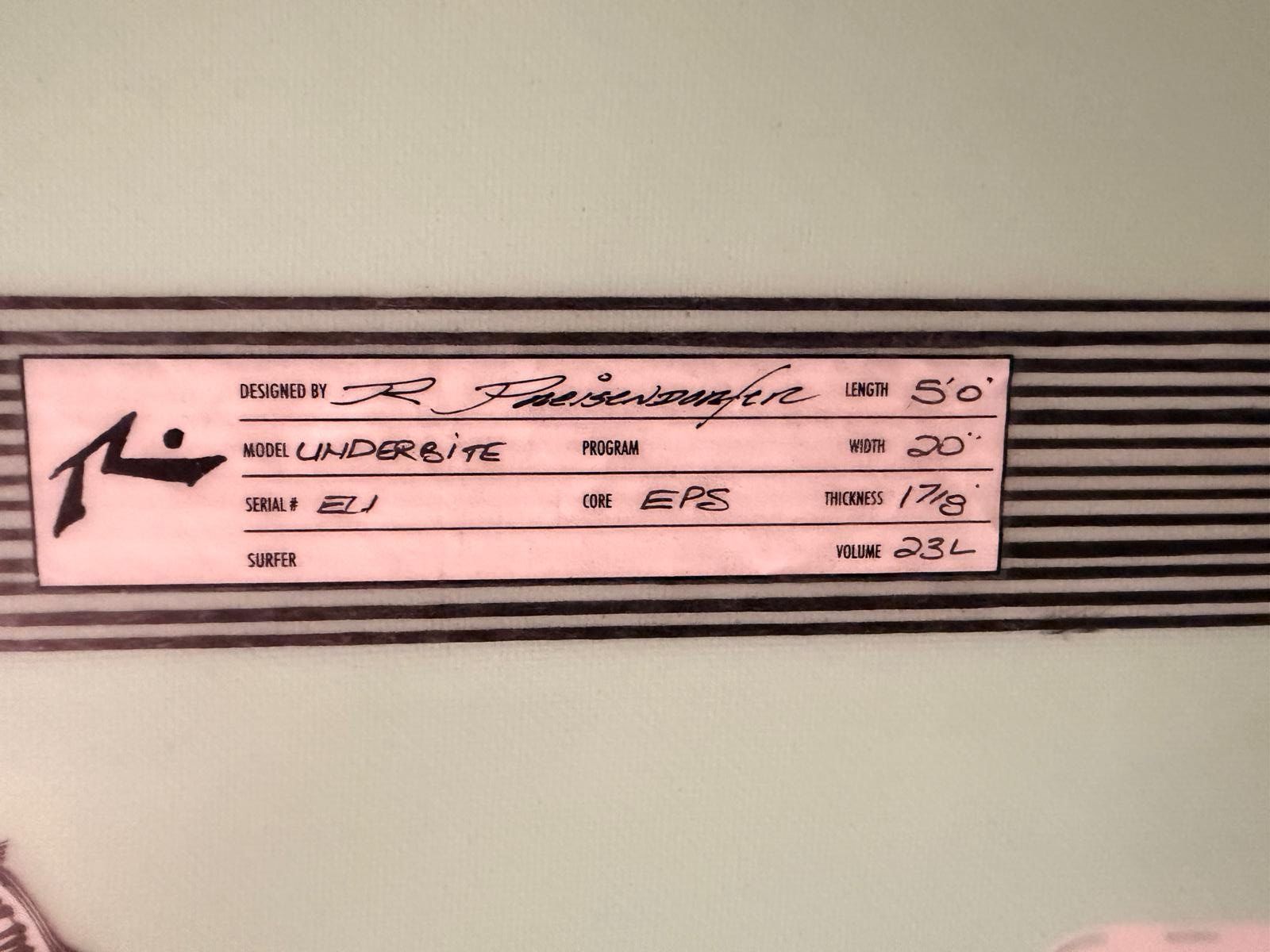 Surfboards & Schwimmbrette: Wakesurf Board, Custom Rusty Underbite, 5'0 / 23 Liter – Gebraucht aus Zürich von martinez76 3
