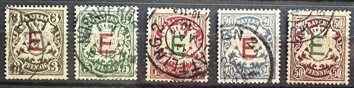 Tous les timbres: Bayern / Dienstmarken  – D'occasion à Duebendorf par 69R81y