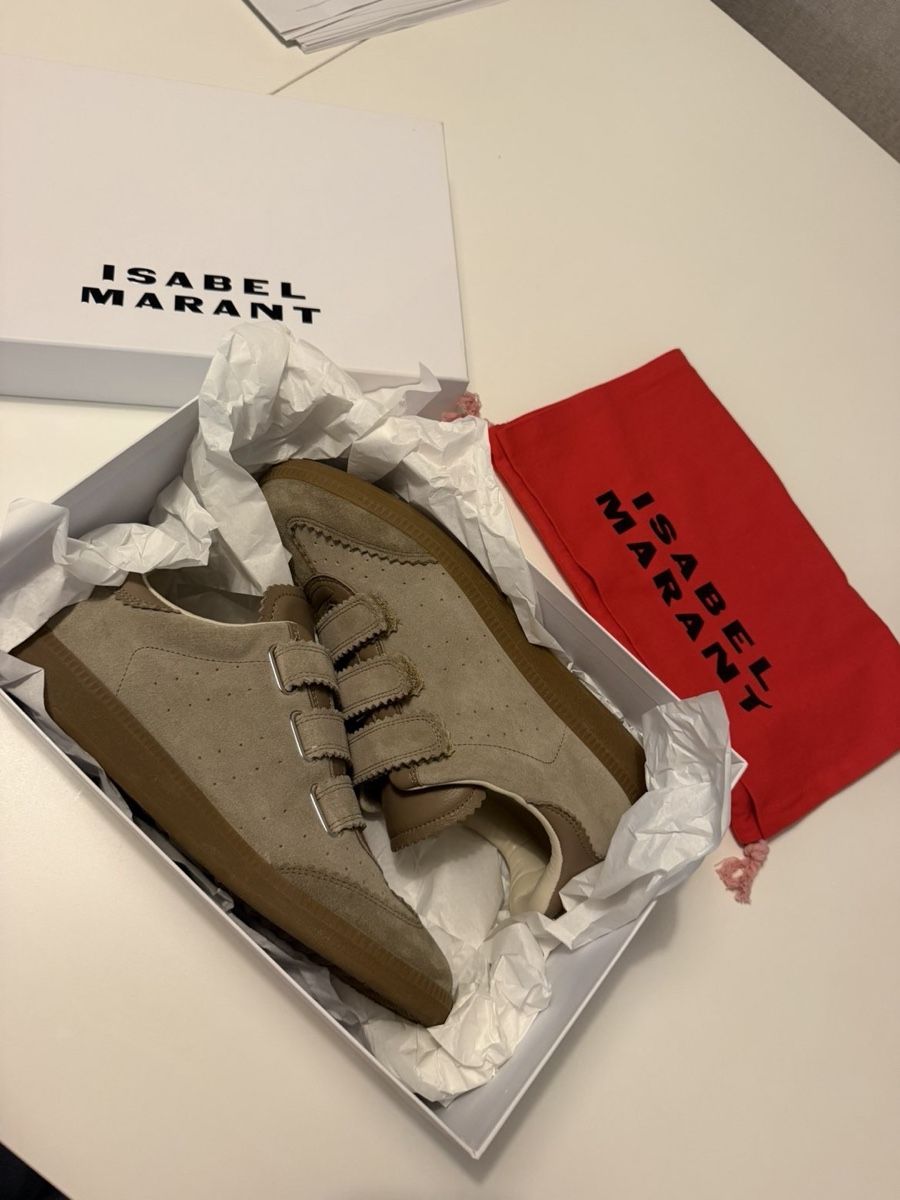 Isabel Marant Scarpe da donna: Baskets Isabel Marant cuir et daim beige scratchs taille 39 – Nuovo e nell'imballaggio originale da Genève venduto da eth_6qs6 3