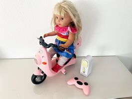 Zapf creation Baby Born E-Scooter + Poupée Puppe