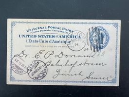 Postal Card USA 1884 UPU super    (G165)