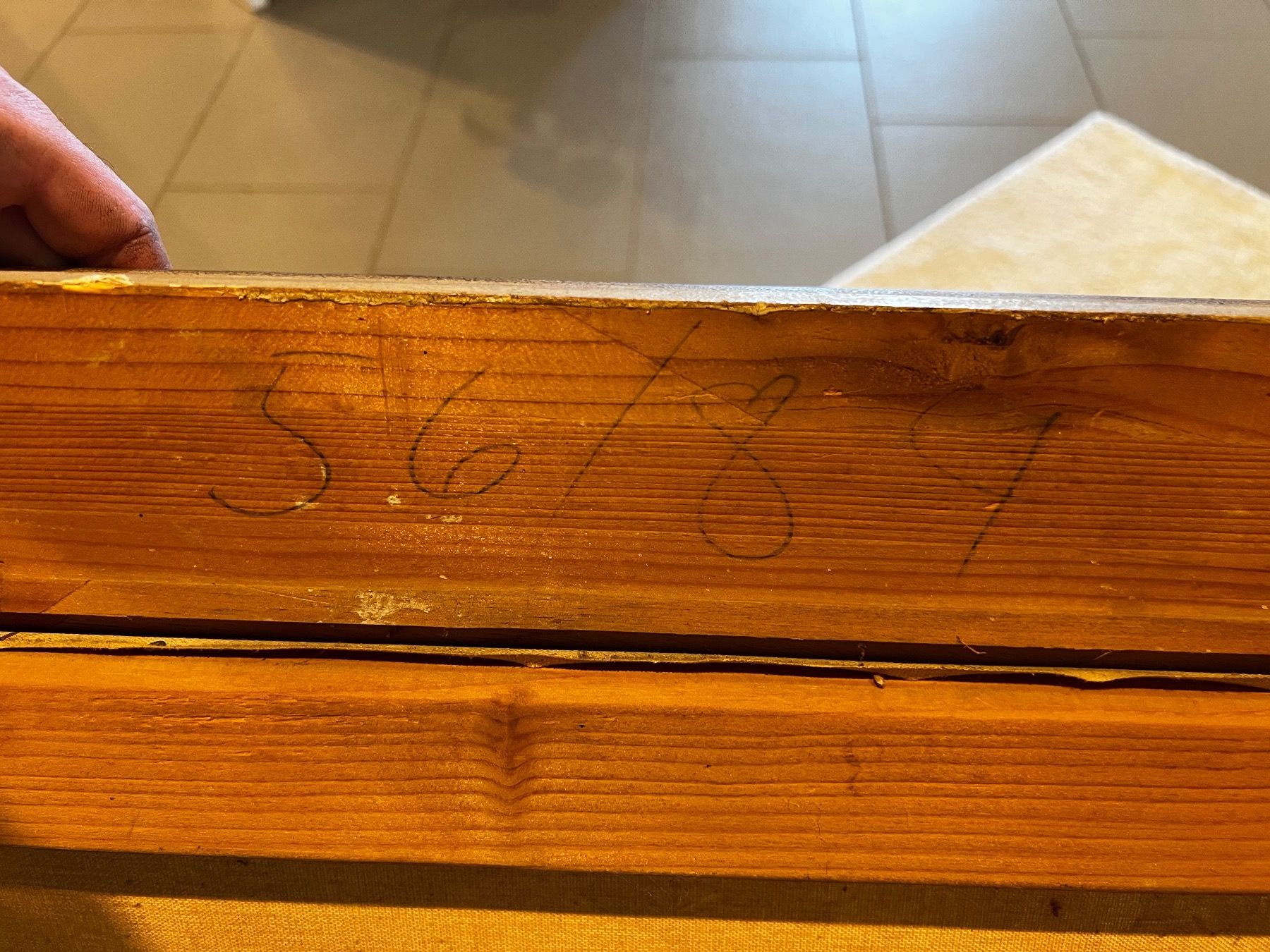 Gemälde: Antikes gemälde mit holzrahmen – Gebraucht aus Höri von Art-and-more-88 6