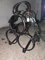 Weinflaschenhalter Metall für 3 Flaschen Vintage