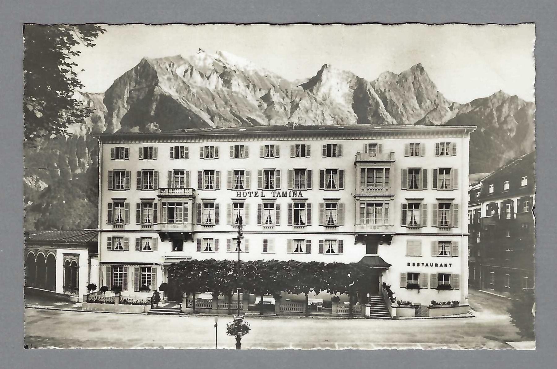 Cartoline postali: BAD RAGAZ HOTEL TAMINA, 0 – Usato da Pura venduto da ulisse1957
