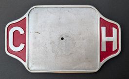 Motorrad Vespa Alluguss  Schildhalter