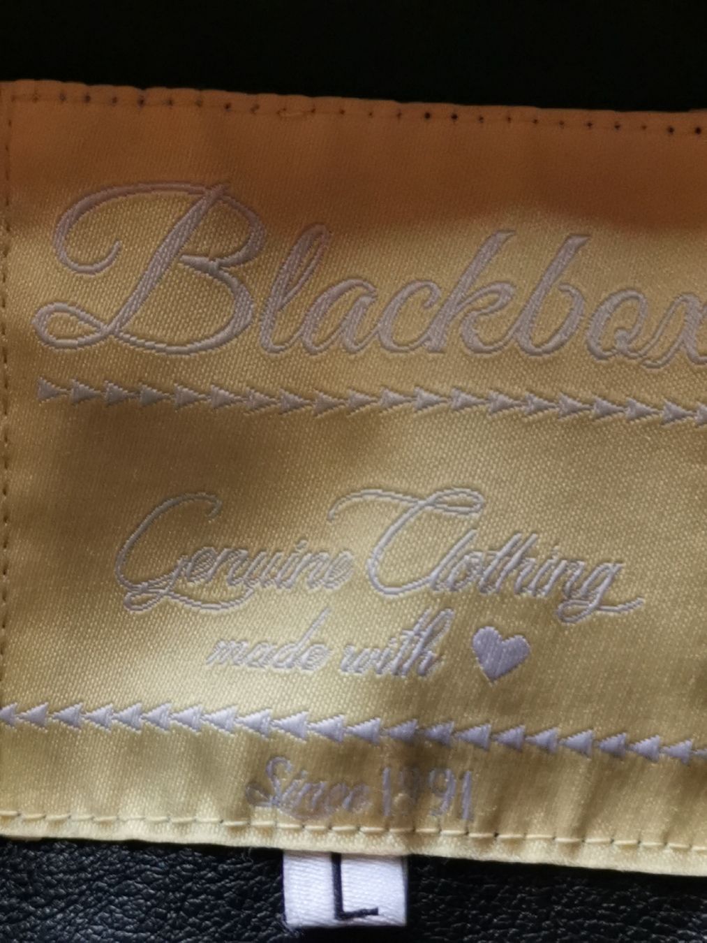Giacche: Kunstlederjacke mit Kapuze Blackbox Grösse L – Usato da Seedorf BE venduto da Annalisa13 2