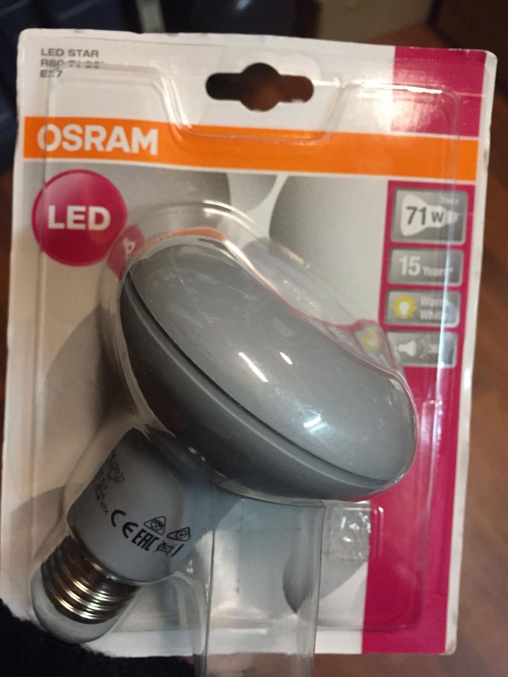 Lampadine & Illuminazione: LED Osram E27,R80,E27-368 – Nuovo e nell'imballaggio originale da Recherswil venduto da paulchen09