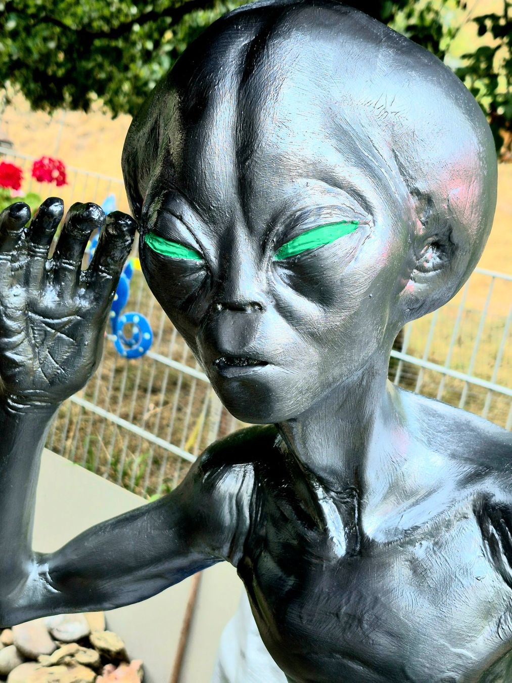 Statuette: Antike Alien Figur 1950 - 1960  Höhe 125 cm – Usato da Schafhausen im Emmental venduto da Herzrose