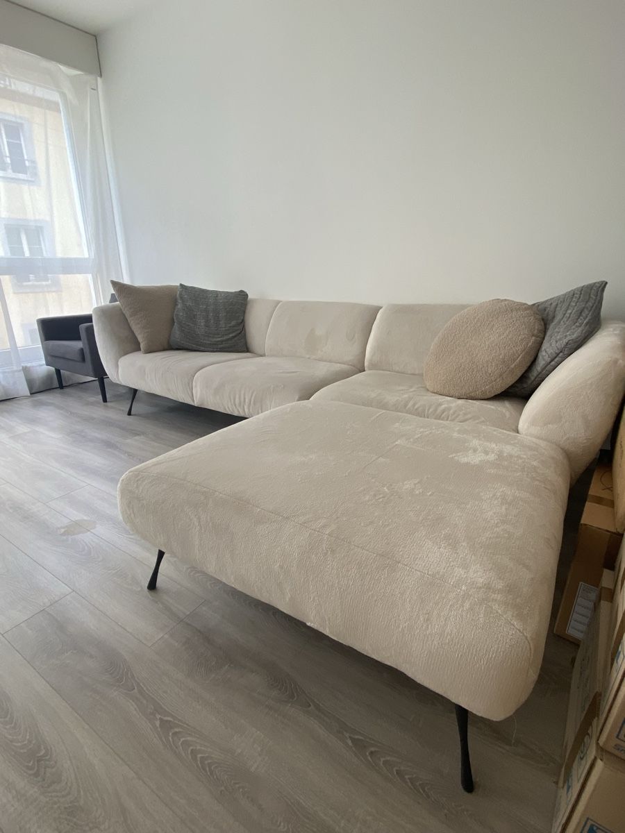 Mömax Divani: Canapé d'angle beige clair confortable - État impeccable! – Usato da geneve venduto da cey_5ywd