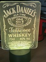 Lampe Jack Daniel's Old No. 7 - Déco Bar - Cadeau idée!