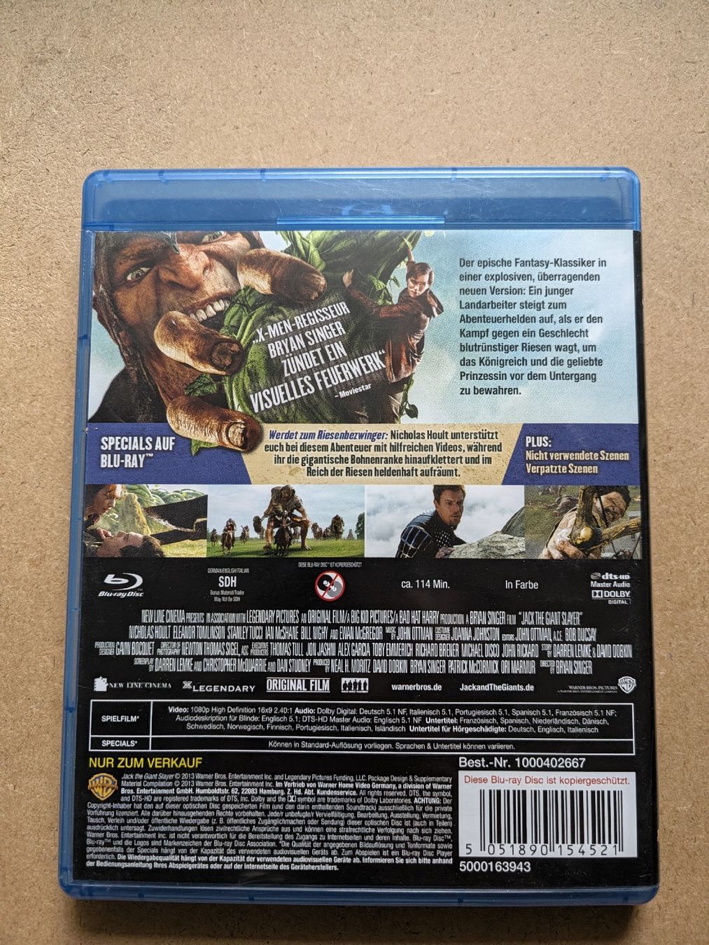 Tutti i DVDs: Jack and the Giants Blu-ray  – Usato da Chur venduto da FreakofRarity 1