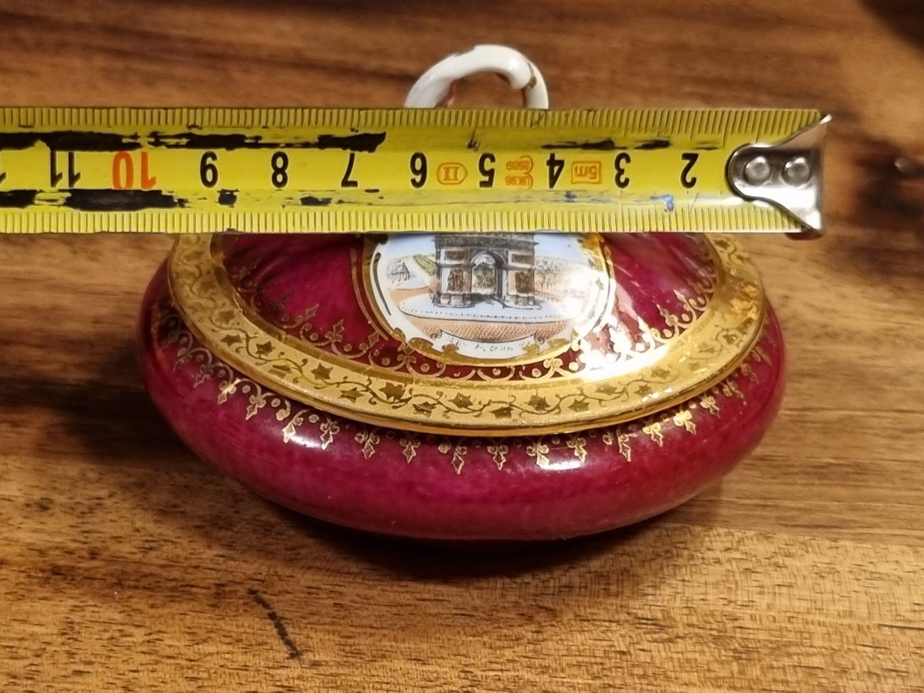 Zuccheriere: Limoges Objets d’Art Dose Arc de Triomphe Gold – Usato da Scharnachtal venduto da devin03 6