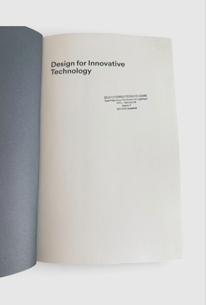 Libri: Livre Design for Innovative Technology EPFL Press – Usato da Vessy venduto da _Callidus_ 2