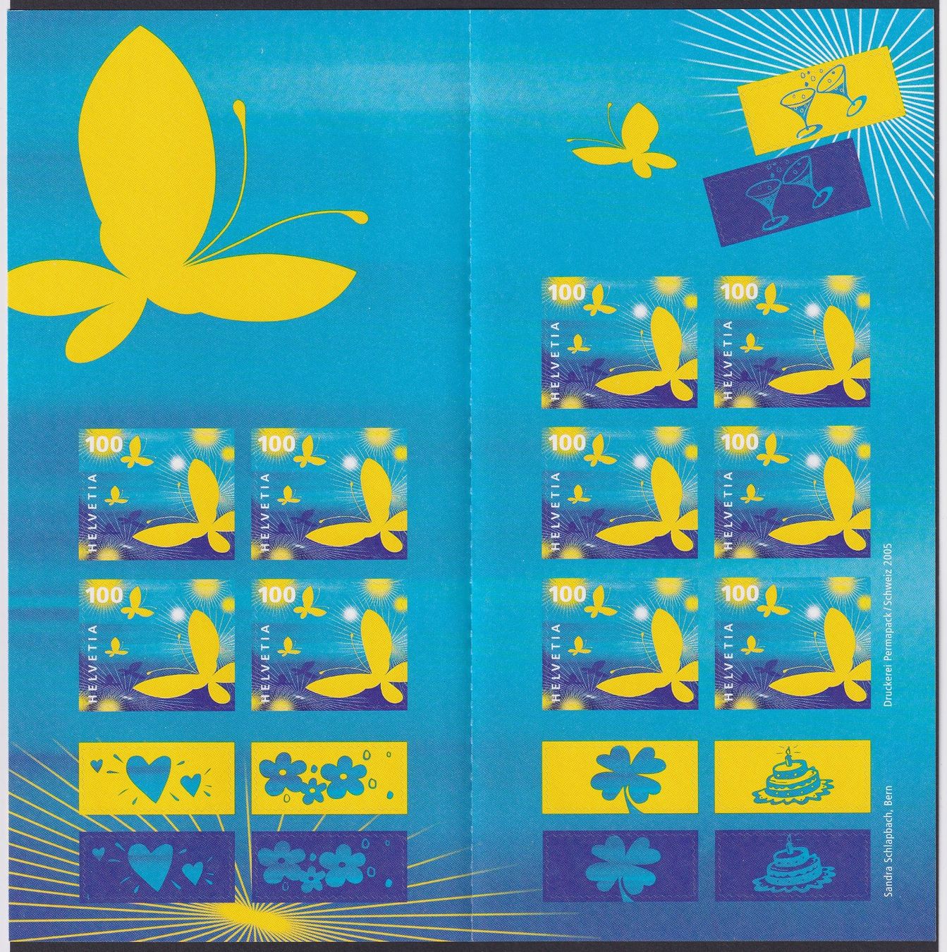 Tutti i francobolli: 2005, Schmetterlinge Nr. 1167 Markenheftchen ** FW: 10.00 – Nuovo (secondo la descrizione) da Ebikon venduto da SilvioFreund