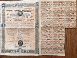 Vintage Belgian Bond - Emprunt à Lots - Collectible!