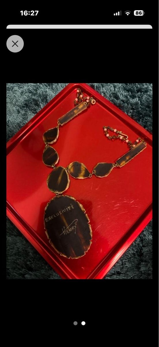 Catenine: Collier vintage  Henry perichon,automne chic! – Usato da Neuchâtel venduto da sta_9pcz 1